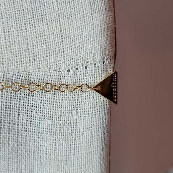 Serefina Double Layer Stone Necklace Turquoise - Picture 6 of 6